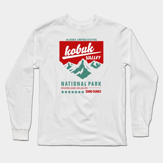 Kobuk Valley National Park Alaska Long Sleeve T-Shirt by Alexander Luminova